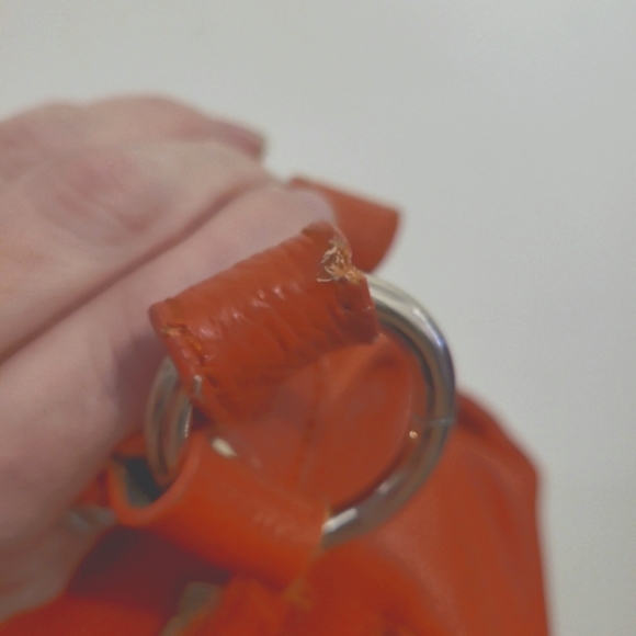 Raisa by Heys 3 Piece Leather Purse Set in Pumpkin - Picture 6 of 11